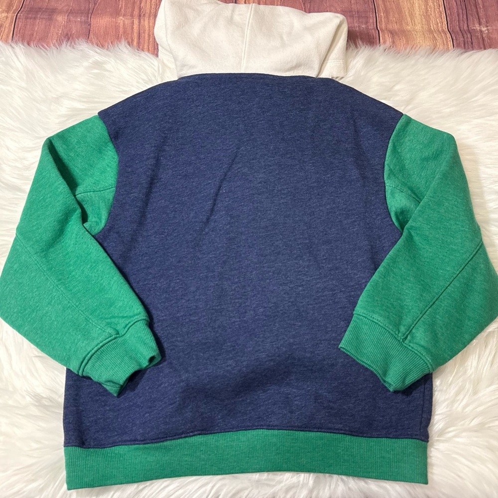 Cat & Jack Colorblock Pullover Hoodie Sweatshirt - Boys Size Small (6/7) - Picture 13 of 14